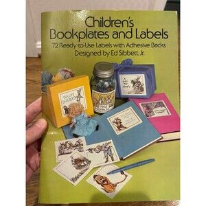 Oz Adhesive Bookplate Labels 70s